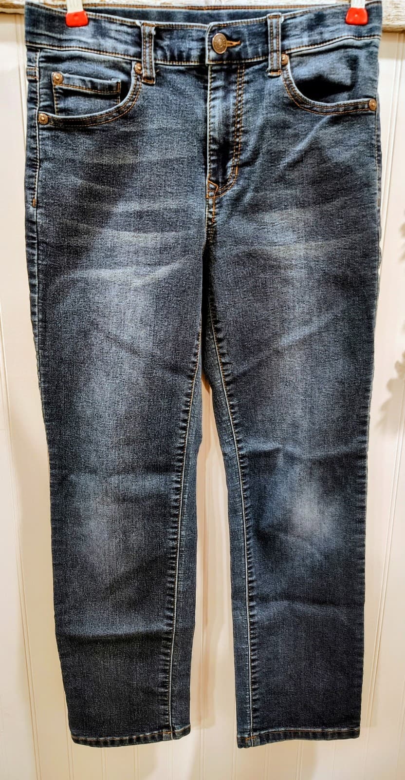 Creek Tails Boys Denim Blue Jeans, Size 14