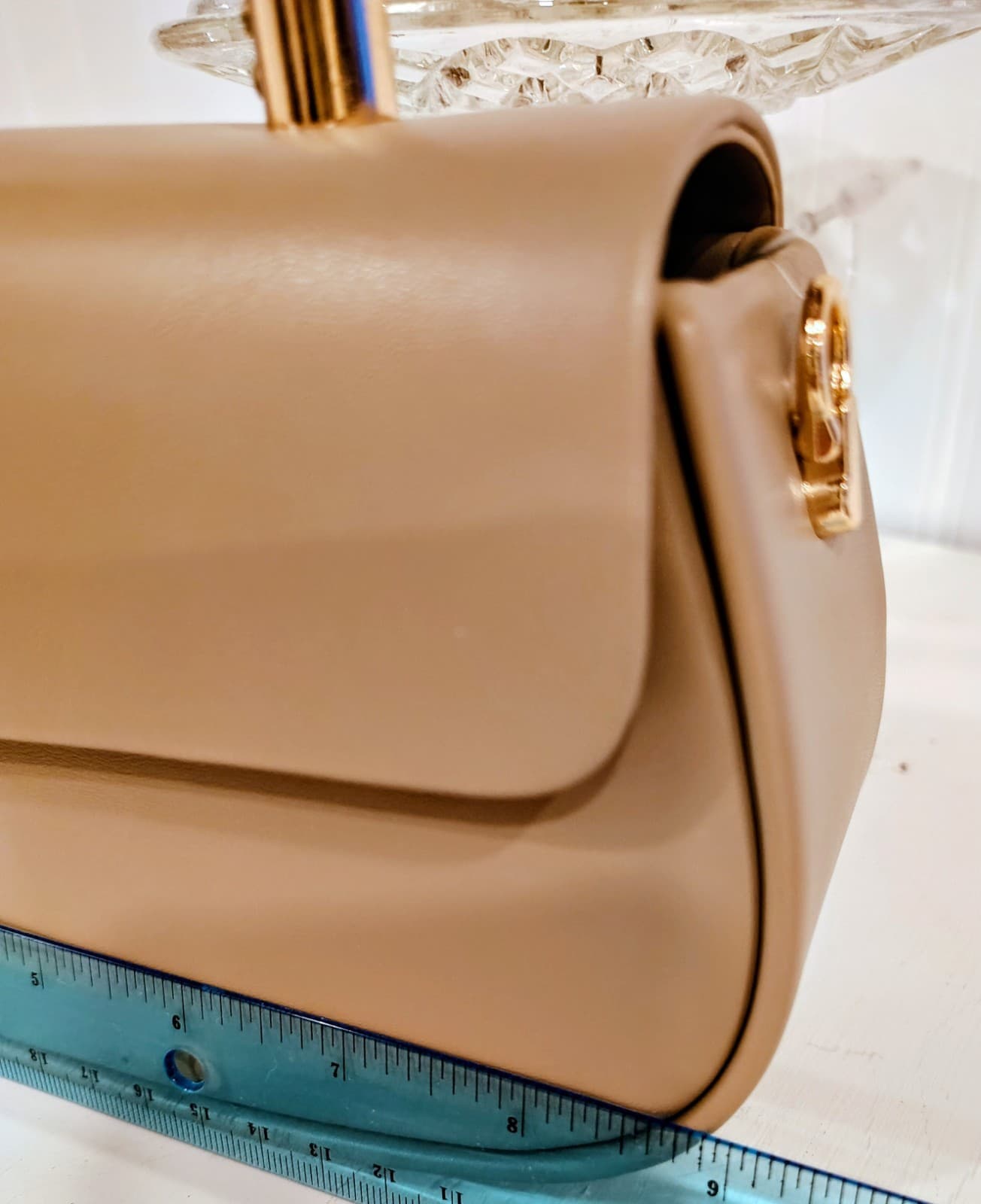 NWT MILAN Chira Handbag Shoulder Bag Beige - Thumbnail 8