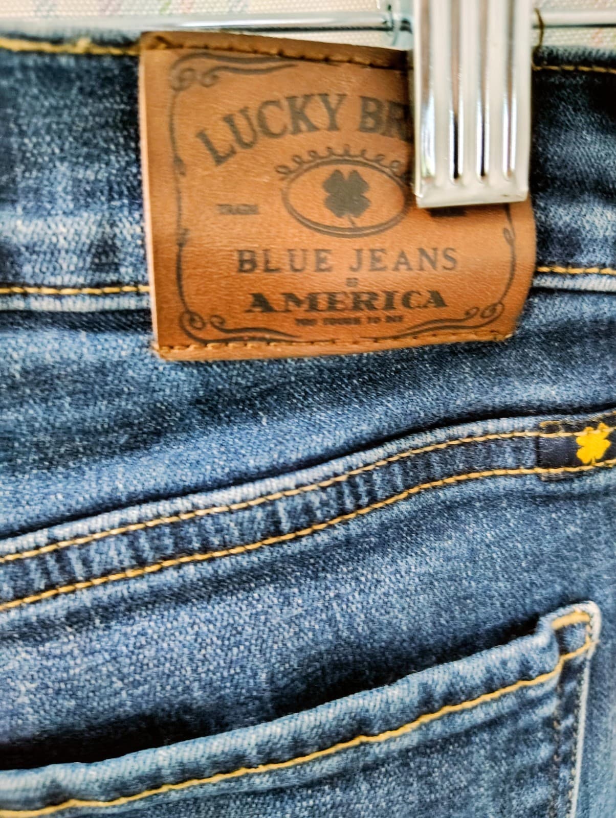 LUCKY BRAND Dark Wash Women's BROOKE SKINNY Stretch Jeans Sz 8/29 Reg - Thumbnail 7