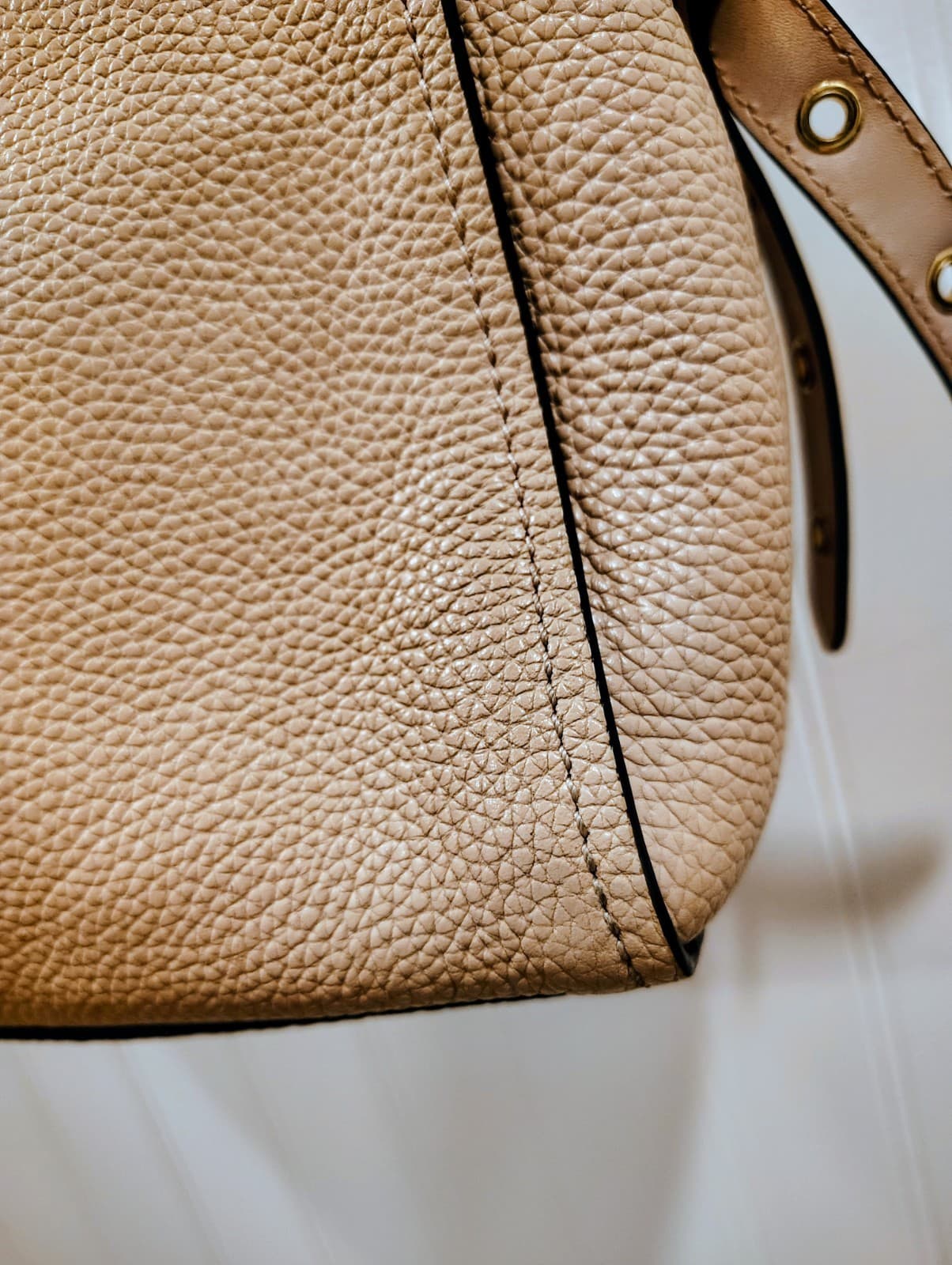 NWT Michael Kors Bristol Studded Leather Satchel Soft Pink, Retired, MSRP $368 - Thumbnail 12