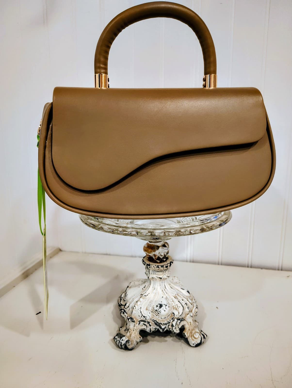 NWT MILAN Chira Handbag Shoulder Bag Beige