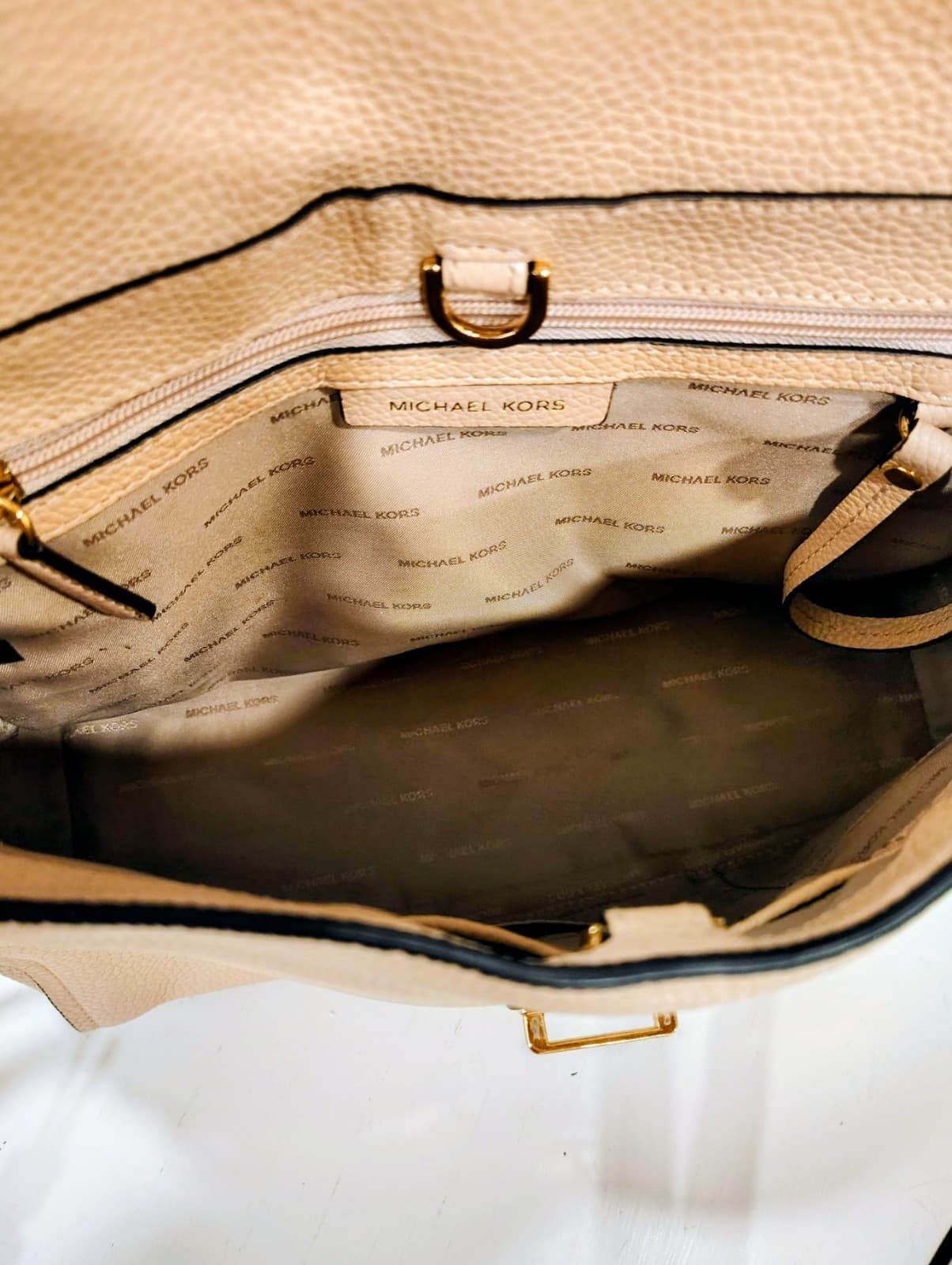 NWT Michael Kors Bristol Studded Leather Satchel Soft Pink, Retired, MSRP $368 - Thumbnail 17