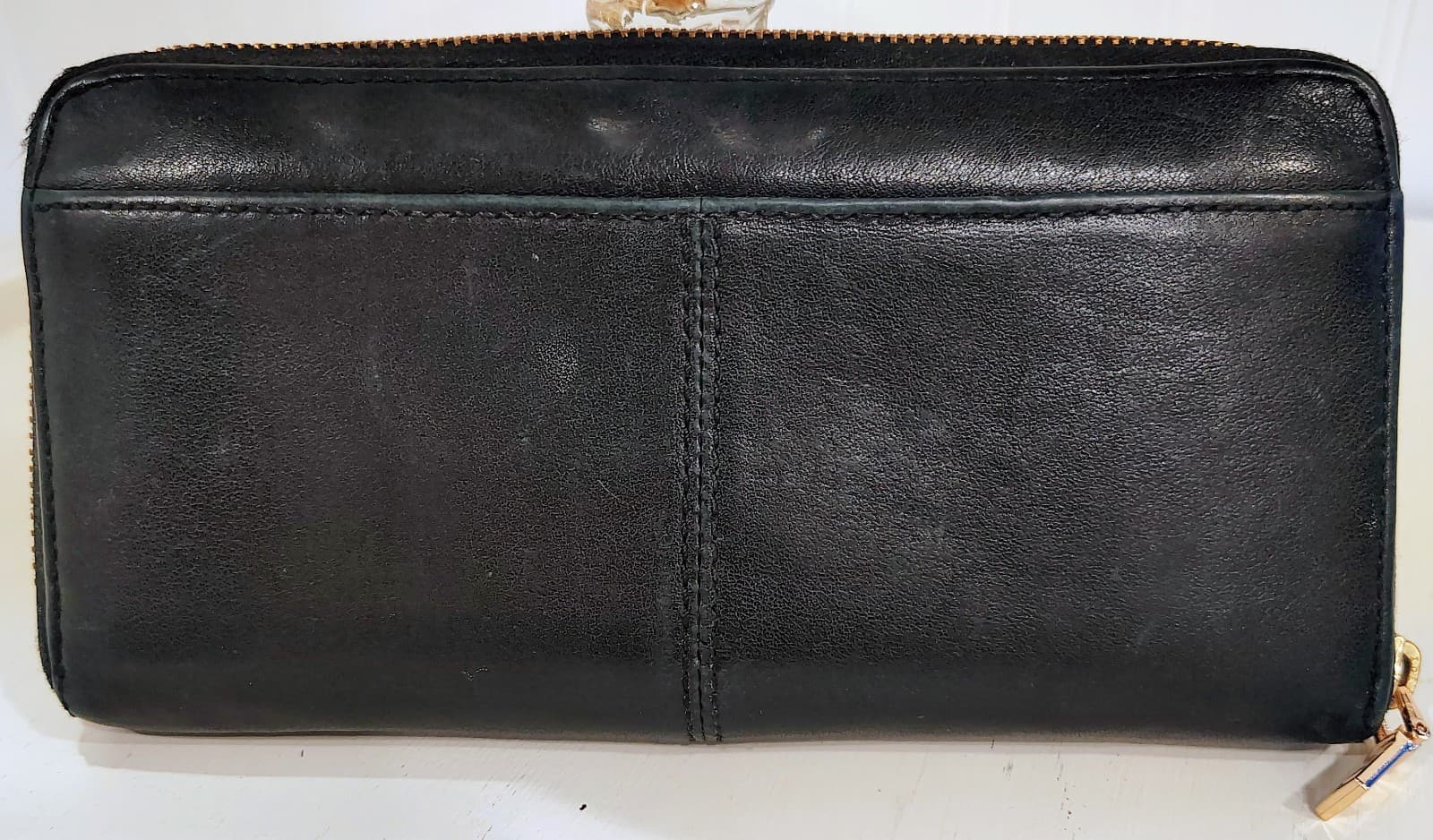 Coach Ashley Black Leather Accordion Zip Around Wallet EUC 2010 - Thumbnail 3