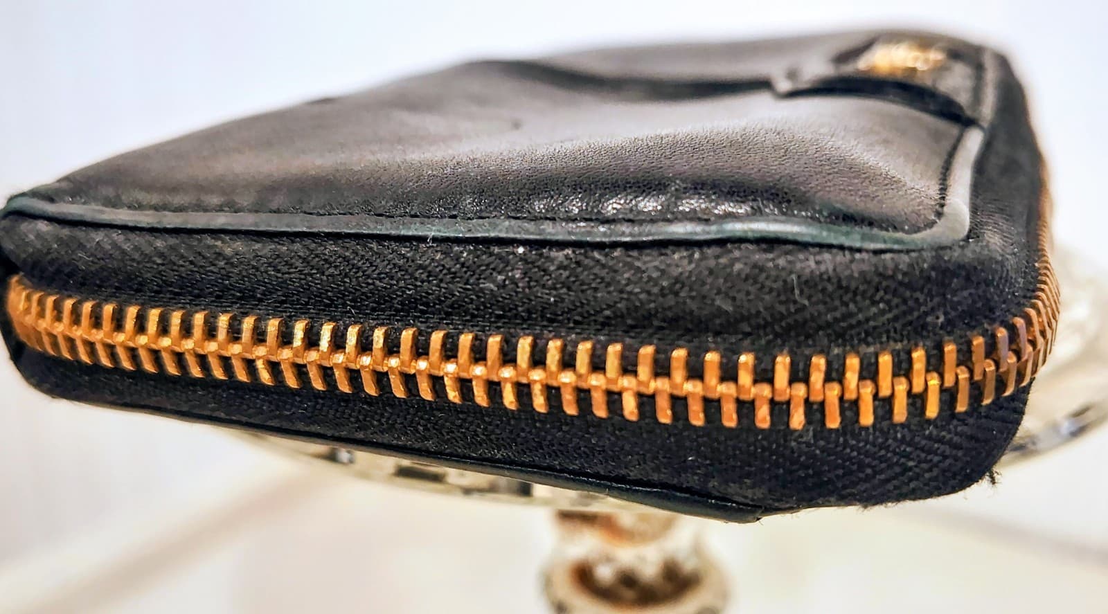 Coach Ashley Black Leather Accordion Zip Around Wallet EUC 2010 - Thumbnail 6