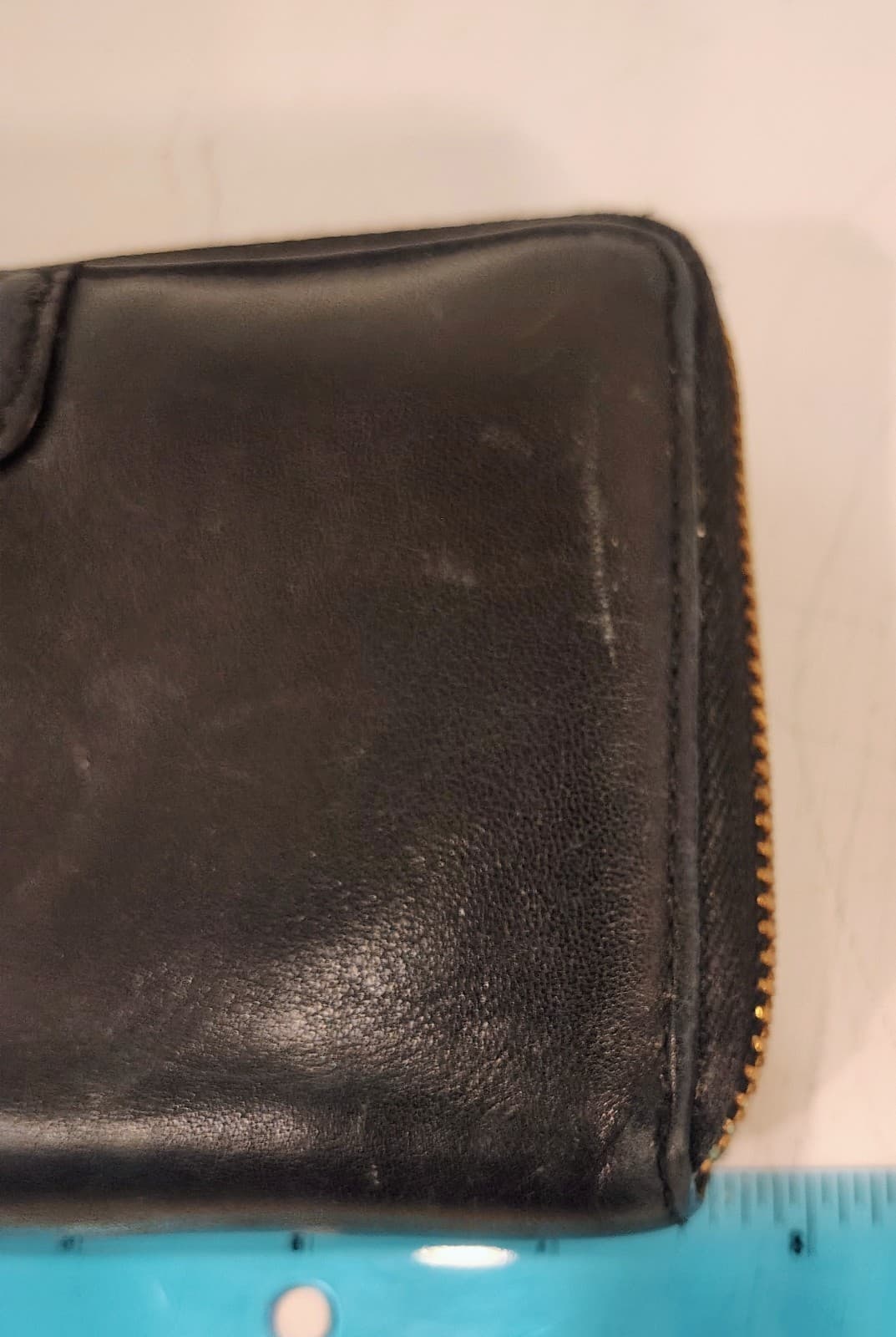 Coach Ashley Black Leather Accordion Zip Around Wallet EUC 2010 - Thumbnail 10