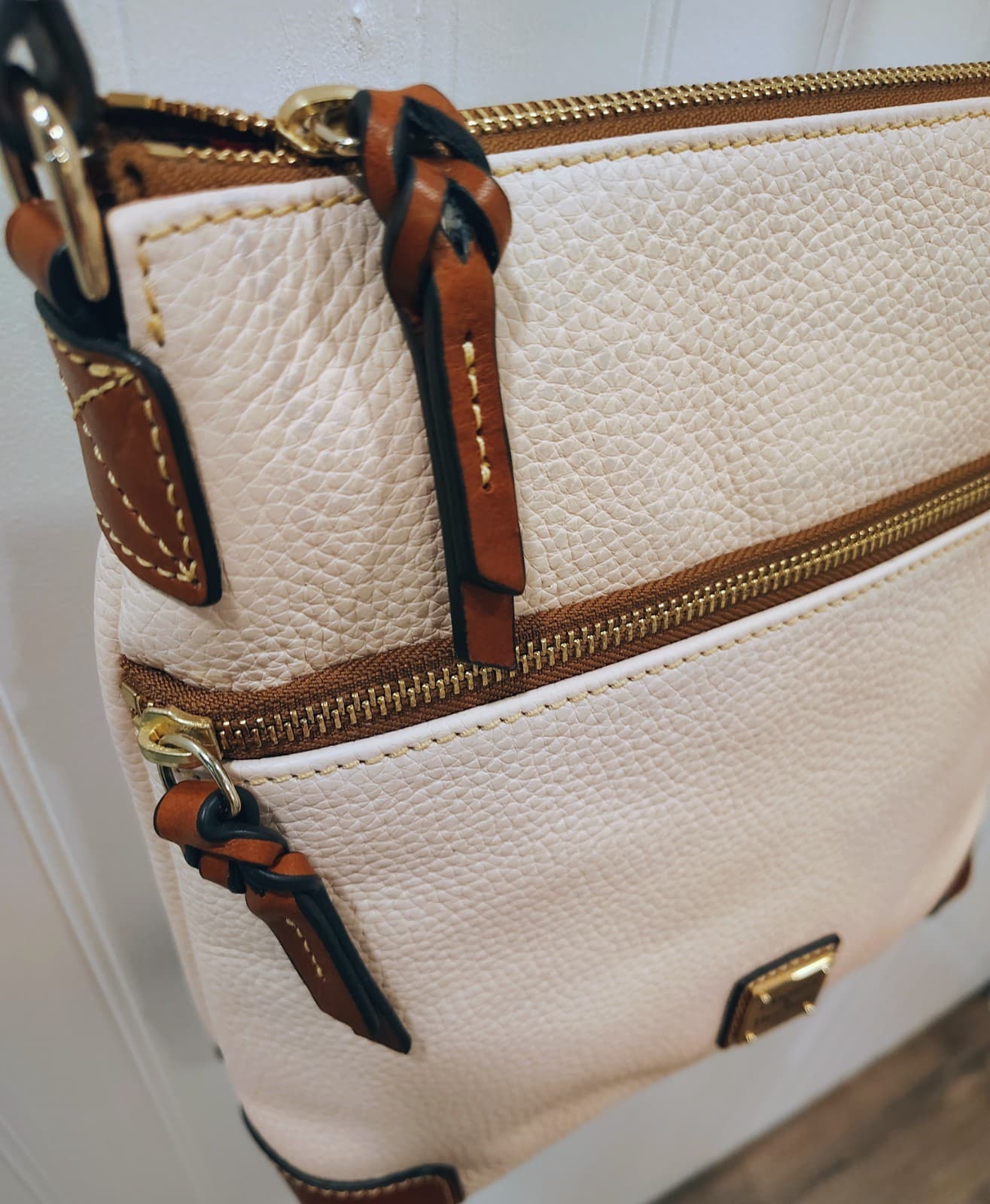 Dooney & Bourke Bone (Pale Pink) Crossbody Shoulder Bag NWT Dust Bag - Thumbnail 5
