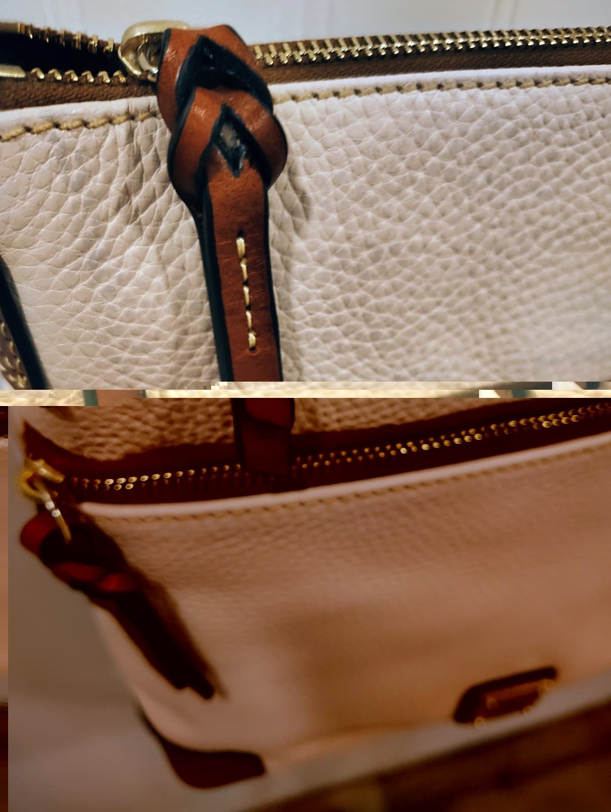 Dooney & Bourke Bone (Pale Pink) Crossbody Shoulder Bag NWT Dust Bag - Thumbnail 7