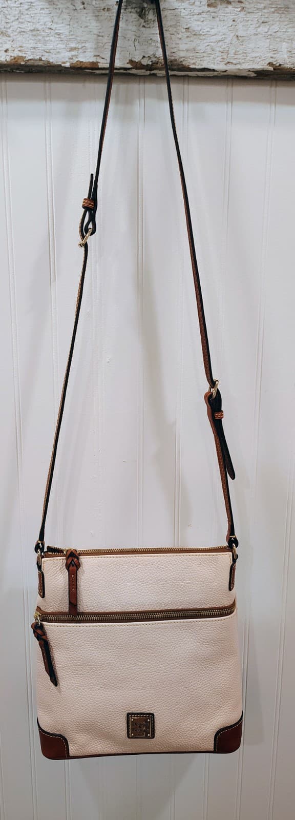 Dooney & Bourke Bone (Pale Pink) Crossbody Shoulder Bag NWT Dust Bag - Thumbnail 3
