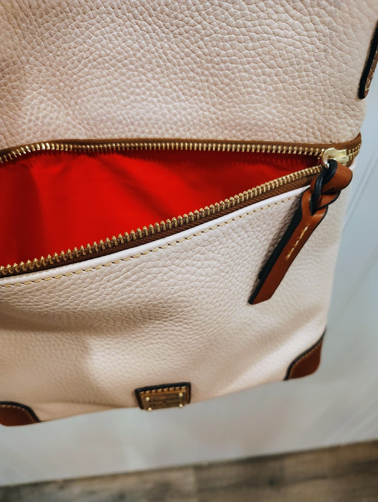 Dooney & Bourke Bone (Pale Pink) Crossbody Shoulder Bag NWT Dust Bag - Thumbnail 12
