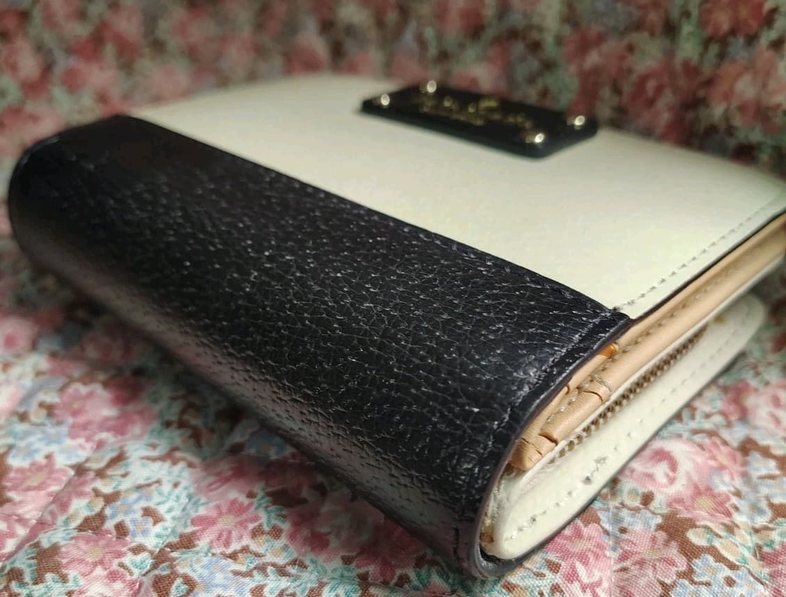 Kate Spade NY Grove St Tellie Black White wallet NWOT - Thumbnail 14