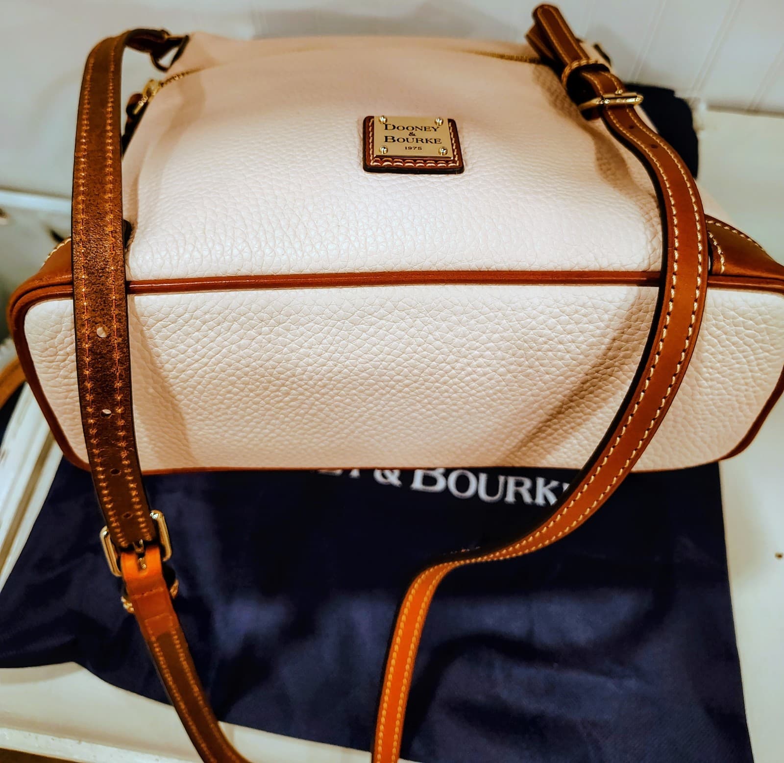 Dooney & Bourke Bone (Pale Pink) Crossbody Shoulder Bag NWT Dust Bag - Thumbnail 20