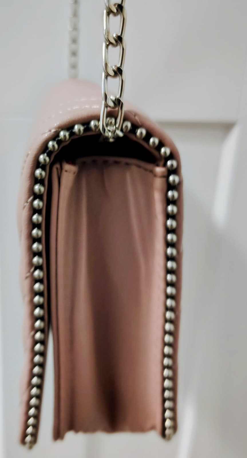 ALDO crossbody bag, Rose quilted Faux Leather exterior, Dress Bag - Thumbnail 13