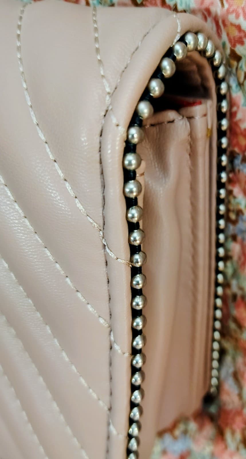 ALDO crossbody bag, Rose quilted Faux Leather exterior, Dress Bag - Thumbnail 4