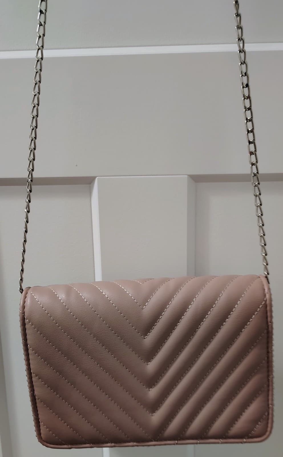 ALDO crossbody bag, Rose quilted Faux Leather exterior, Dress Bag - Thumbnail 14