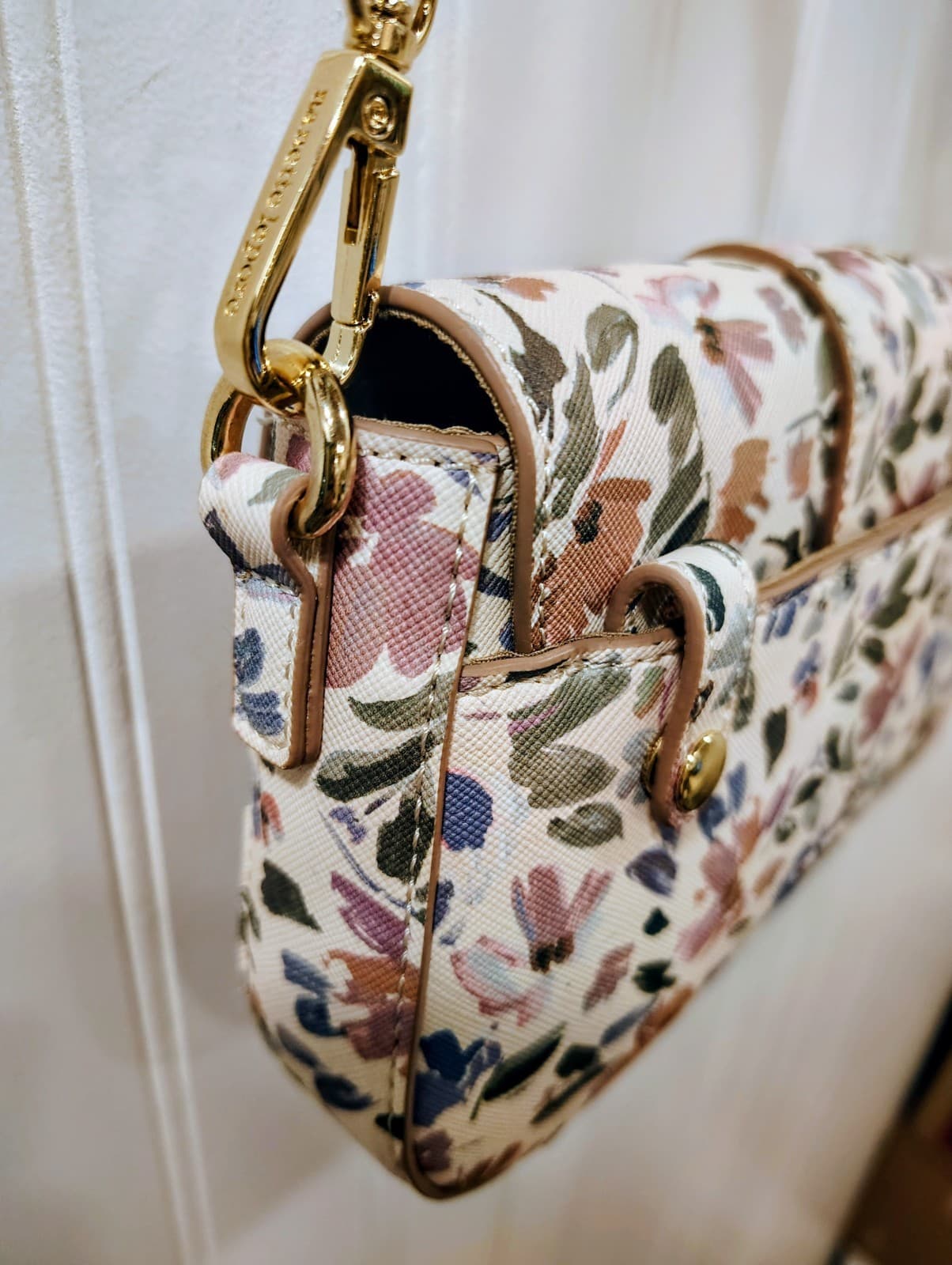 NWOT Nanette Lepore Floral Small Shoulder Bag Magnetic Detachable Strap $88 - Thumbnail 5