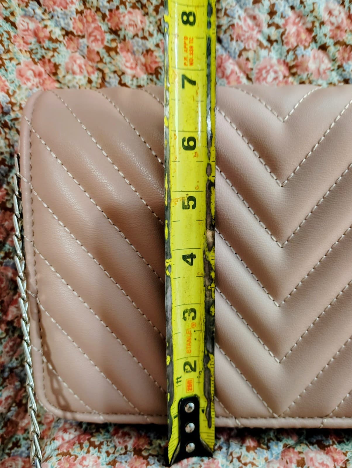 ALDO crossbody bag, Rose quilted Faux Leather exterior, Dress Bag - Thumbnail 20
