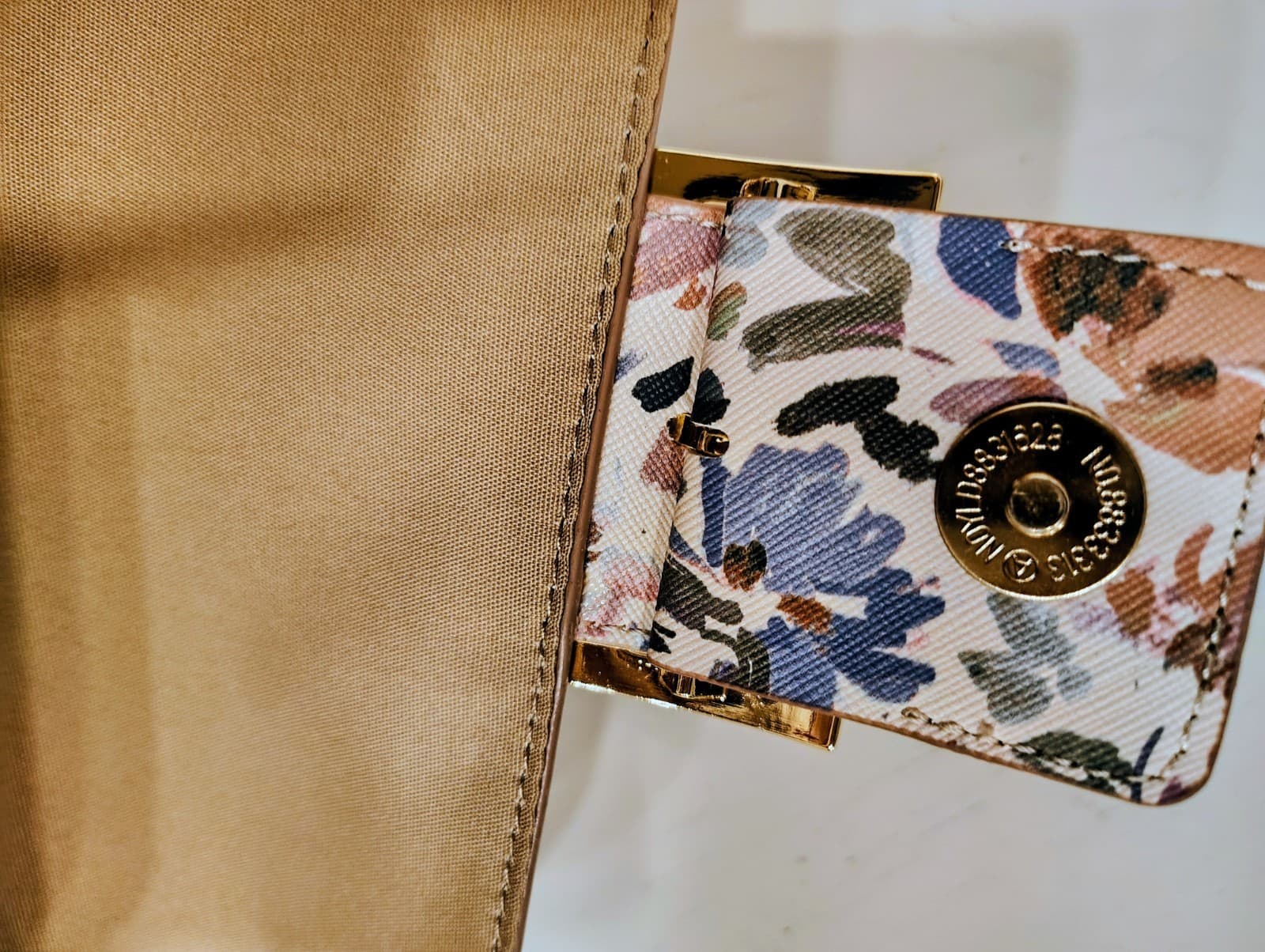 NWOT Nanette Lepore Floral Small Shoulder Bag Magnetic Detachable Strap $88 - Thumbnail 8