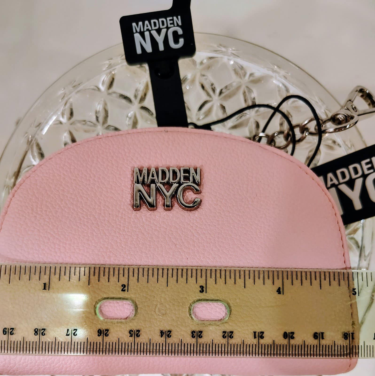 NWT Steve Madden NYC Pink Half Moon Wallet - Thumbnail 10