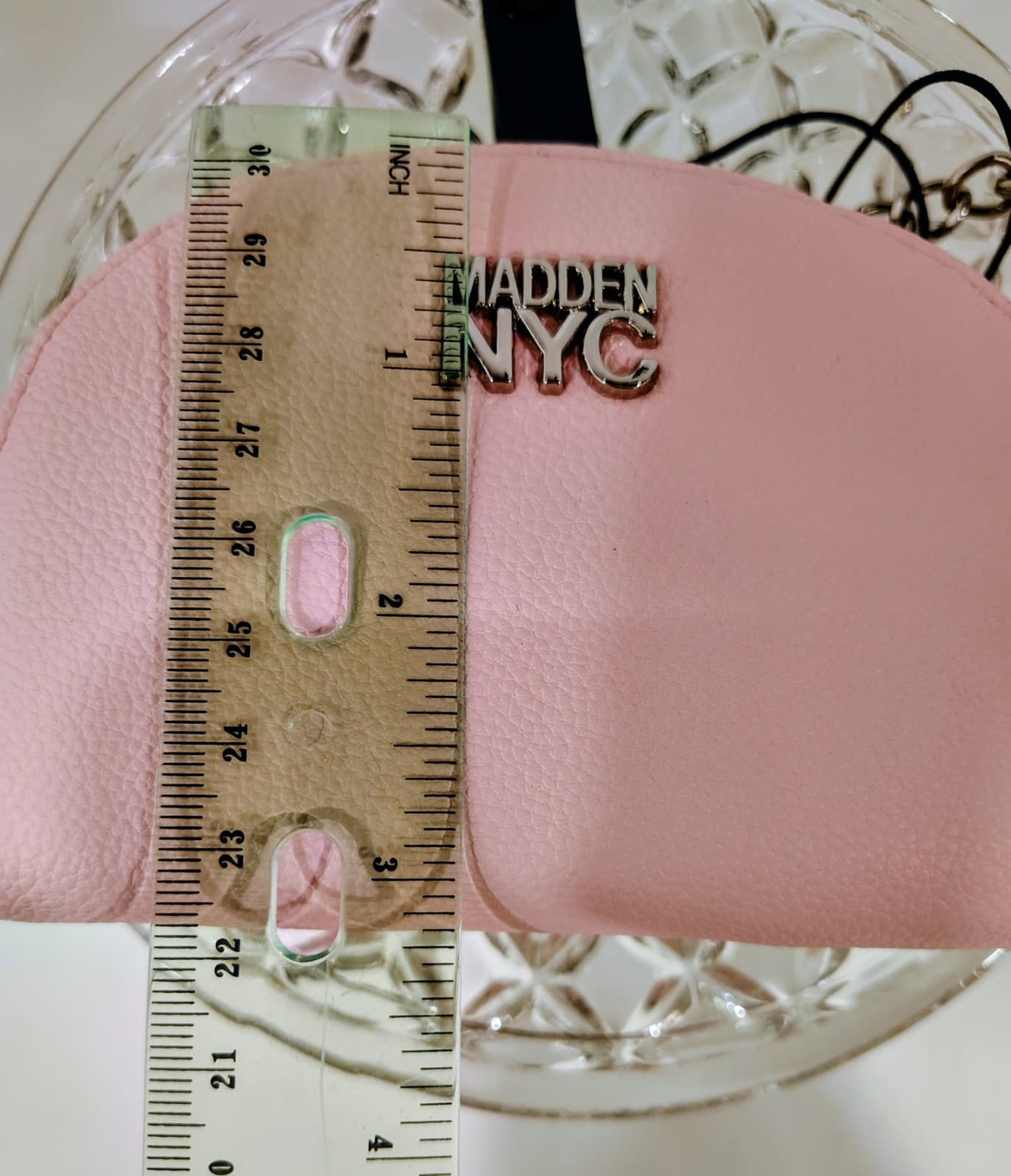 NWT Steve Madden NYC Pink Half Moon Wallet - Thumbnail 11