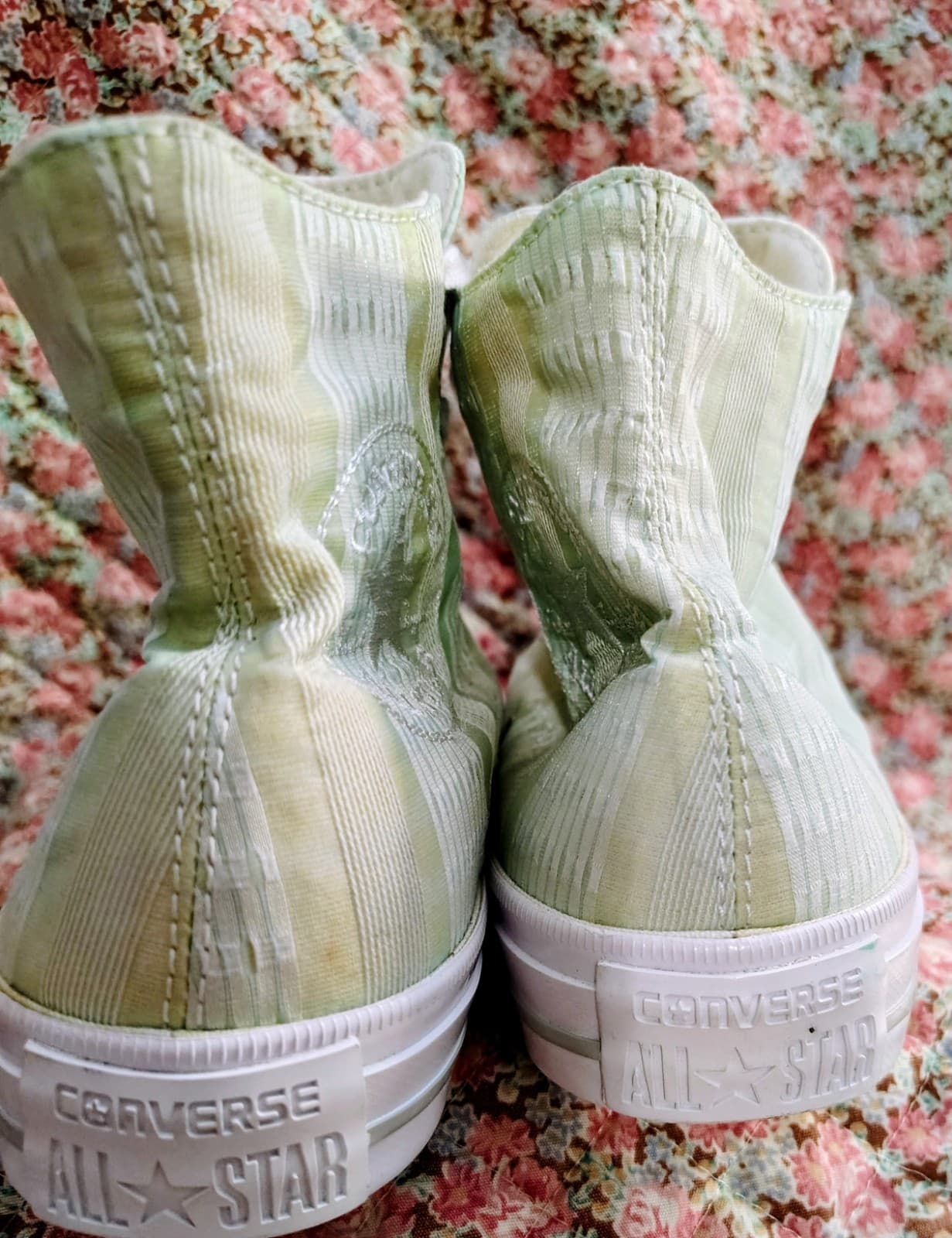 Converse All Star Chuck Taylor Sneakers Green Stripe New Size 6 - Thumbnail 6