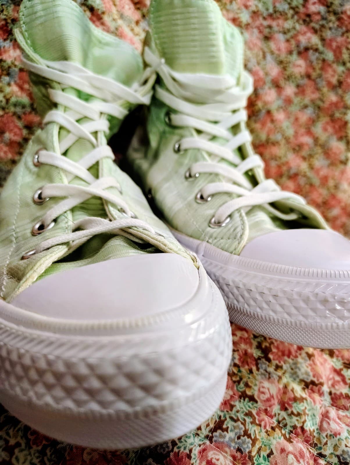 Converse All Star Chuck Taylor Sneakers Green Stripe New Size 6 - Thumbnail 2