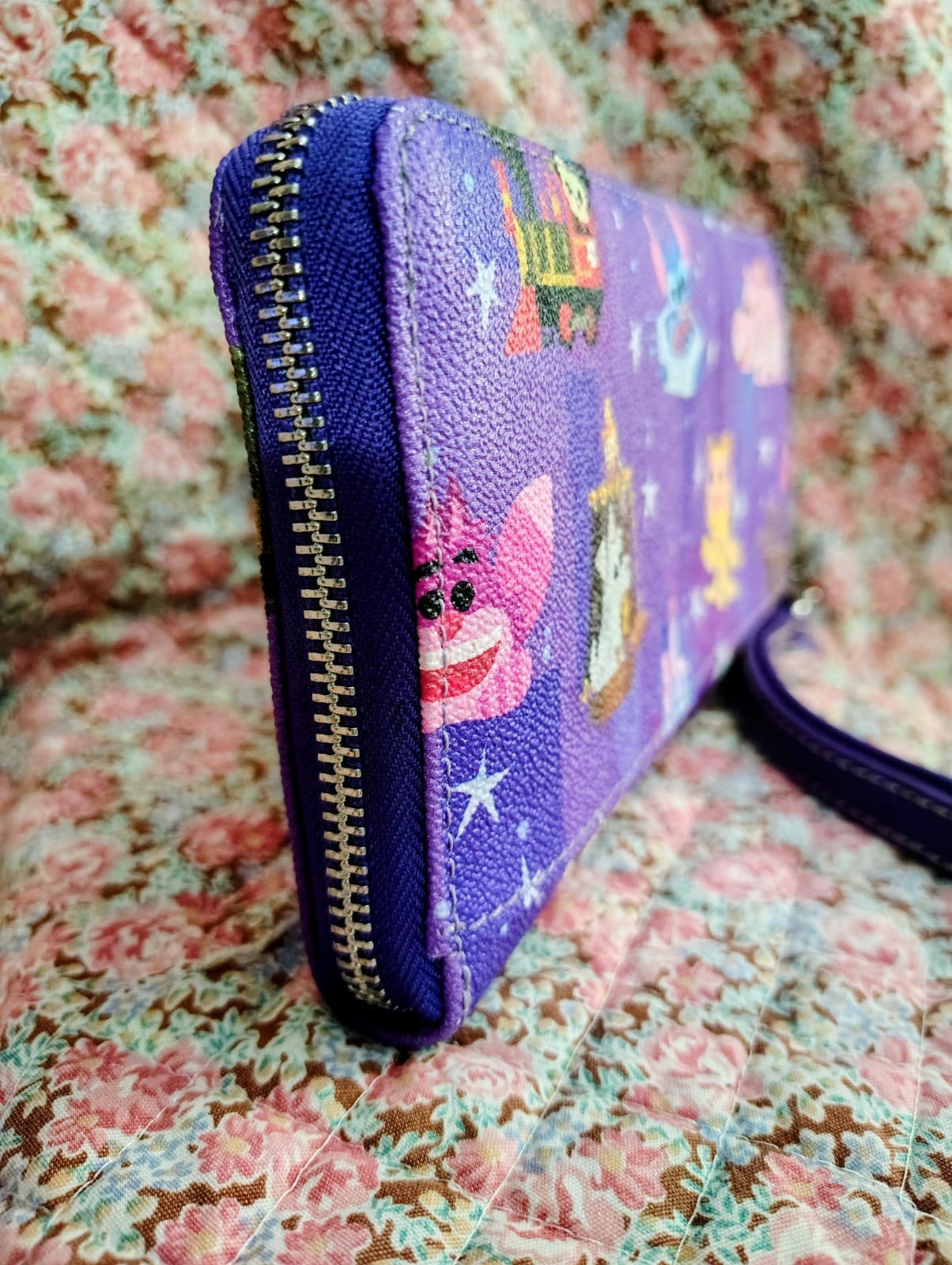Dooney & Bourke Disney 2023 Joey Chou Disney Parks Wallet Small World NWOT - Thumbnail 4