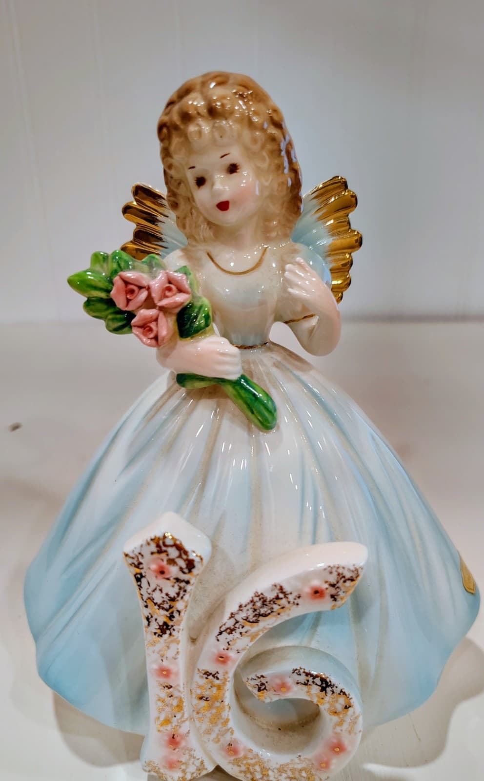 Vintage Josef Originals YEAR 16 Birthday Girl Angel Porcelain Figurine - Thumbnail 11