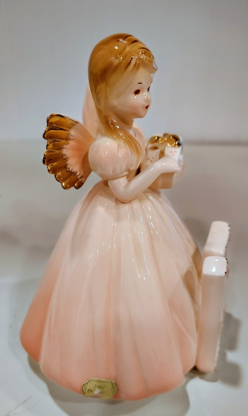 Vintage Josef Originals YEAR 15 Birthday Girl Angel Porcelain Figurine - Thumbnail 4