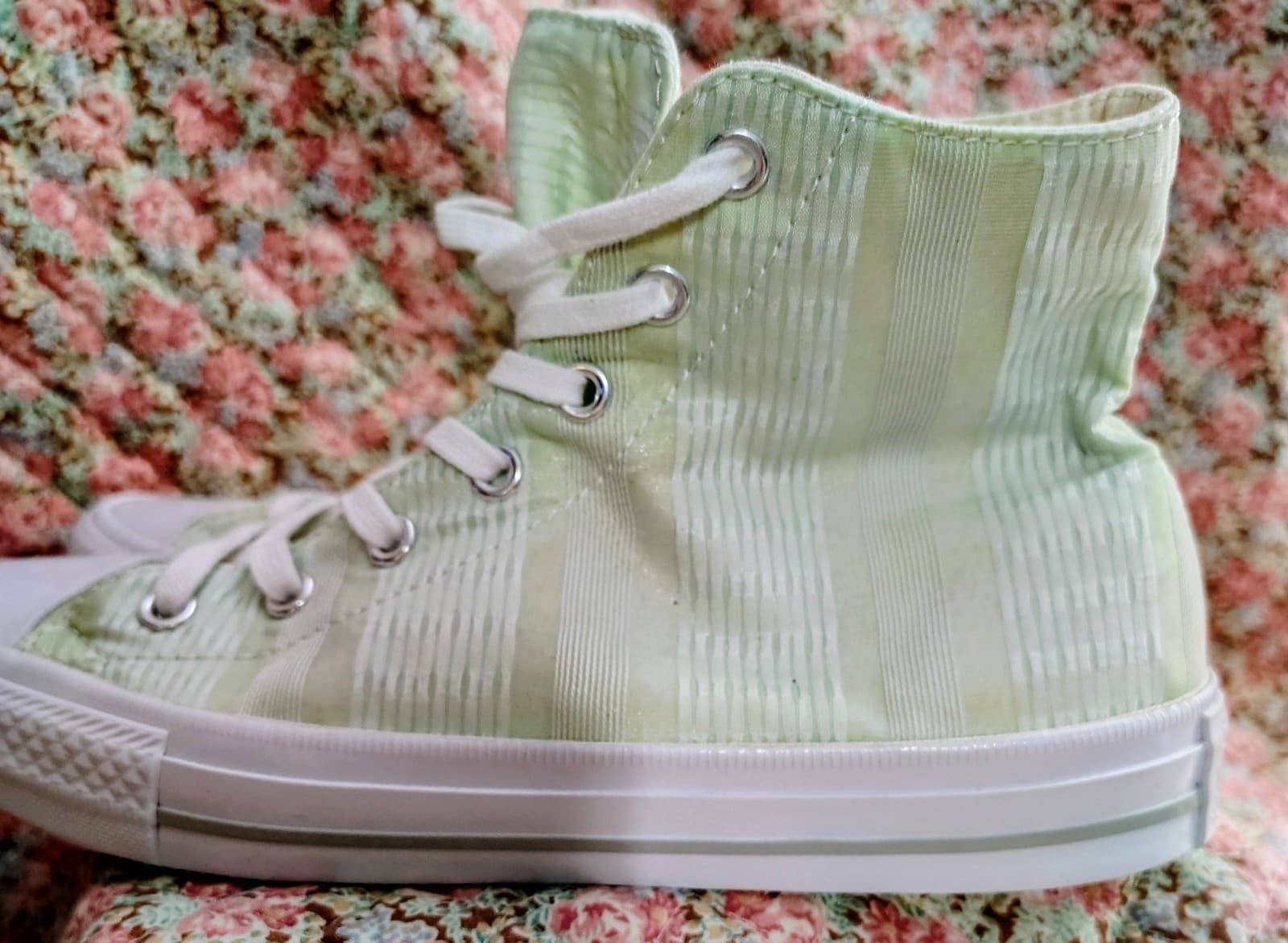 Converse All Star Chuck Taylor Sneakers Green Stripe New Size 6 - Thumbnail 5