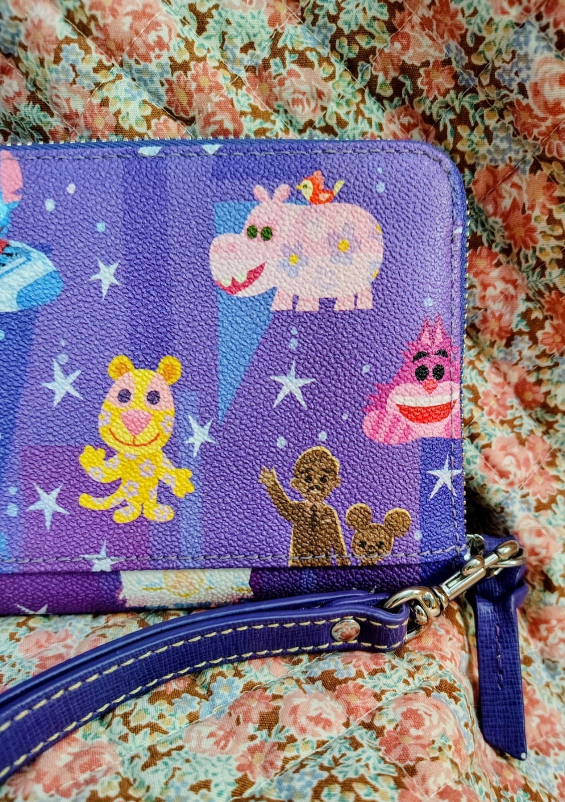 Dooney & Bourke Disney 2023 Joey Chou Disney Parks Wallet Small World NWOT - Thumbnail 6