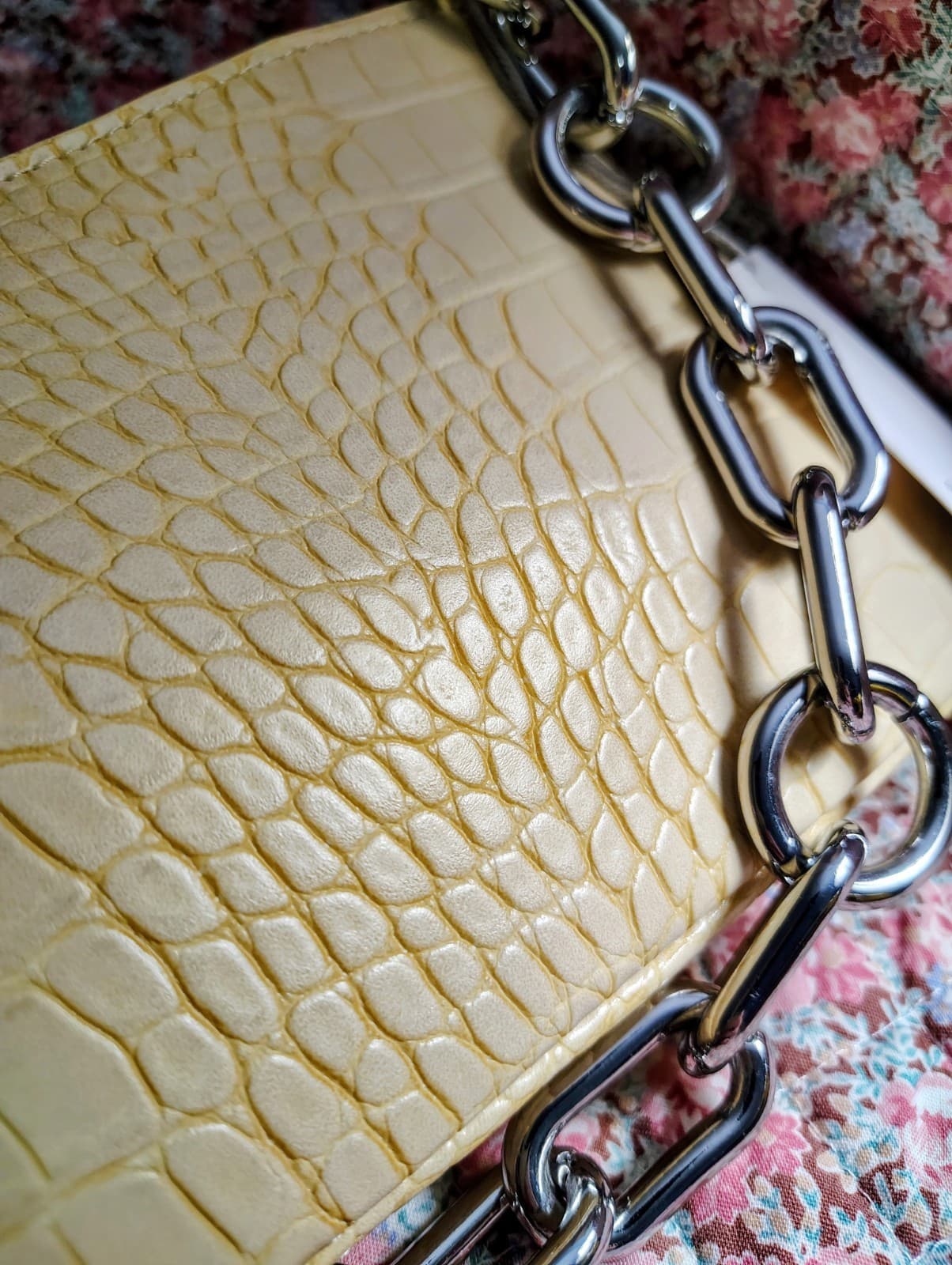 A New Day Womens Purse Yellow Chain NWT - Thumbnail 10