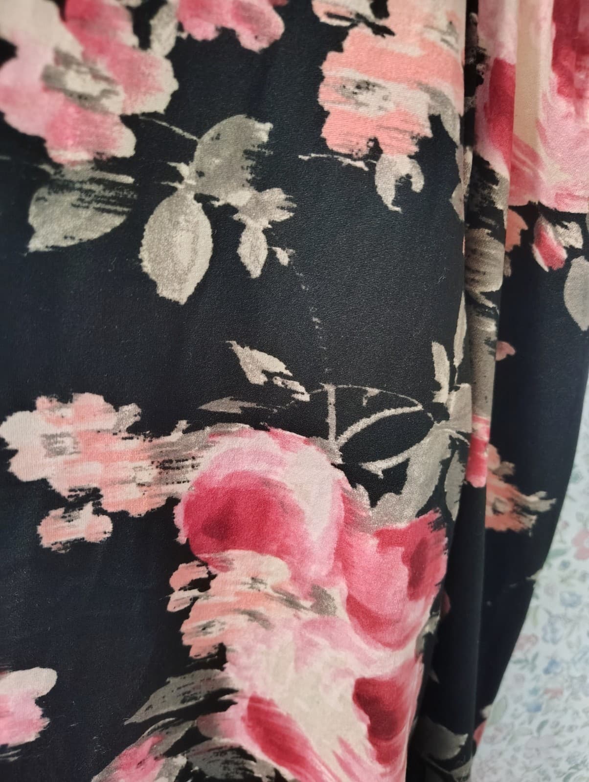 Maurices NWT Black Floral Top - Thumbnail 4