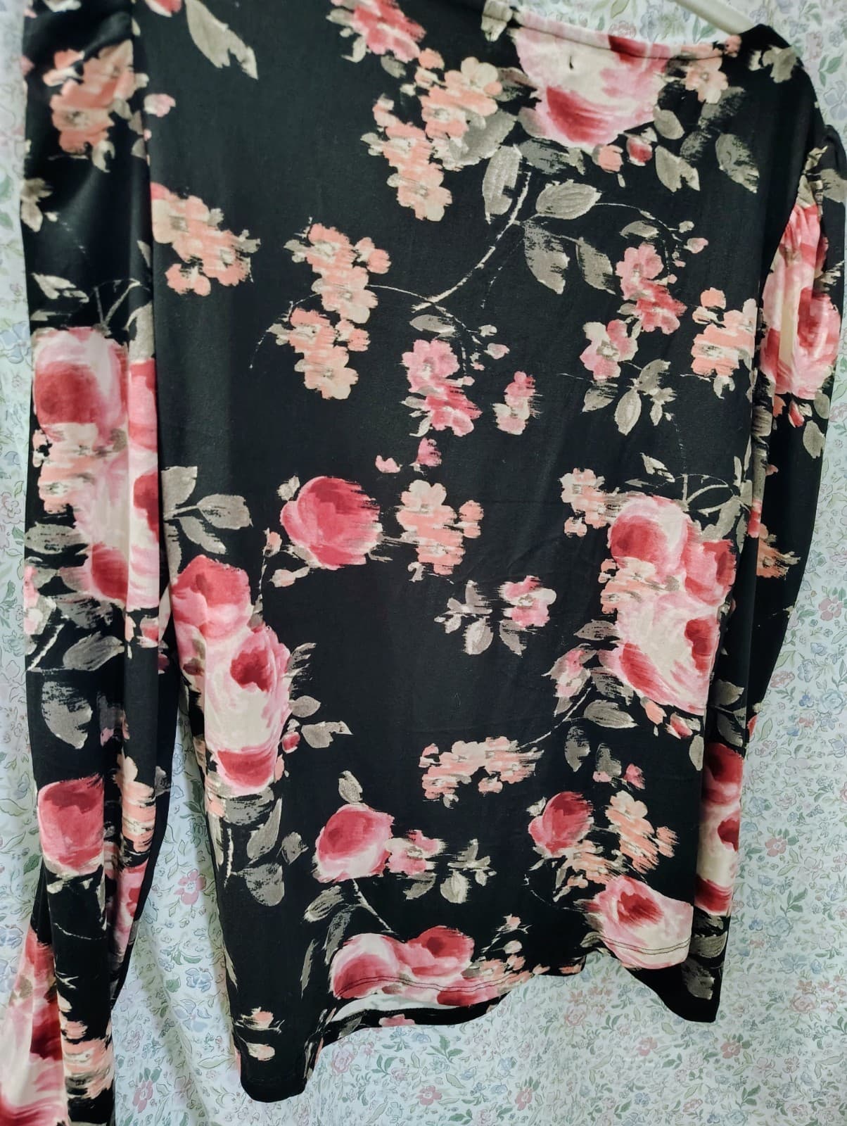 Maurices NWT Black Floral Top - Thumbnail 3