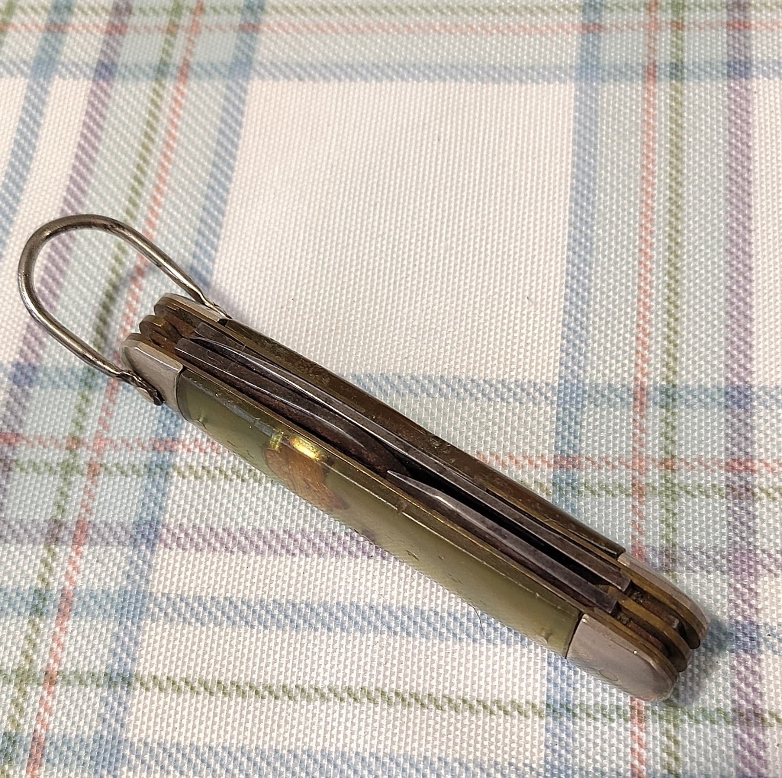Girl SCOUT Vintage Green Pocketknife Multi-tool, Bottle Opener, Screw Driver - Thumbnail 2
