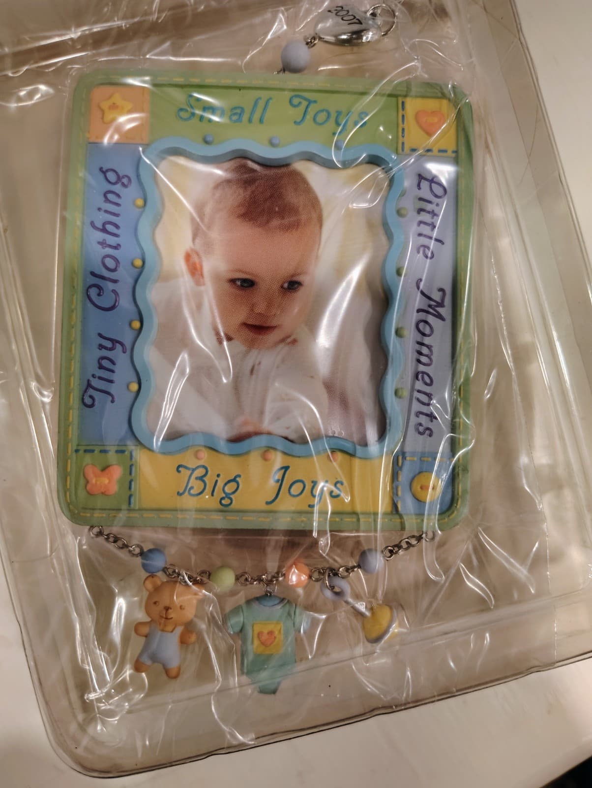 Hallmark Keepsake Ornament, Baby's 1st Christmas 2007, NWT, NIB - Thumbnail 7