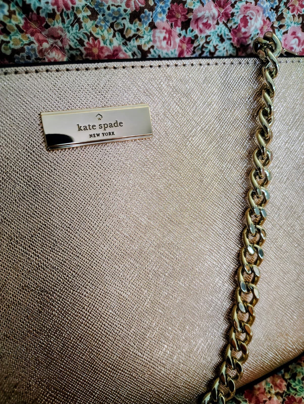 Kate Spade Kenzie Limited Edition metallic pochette in rose gold NWT $249 - Thumbnail 6