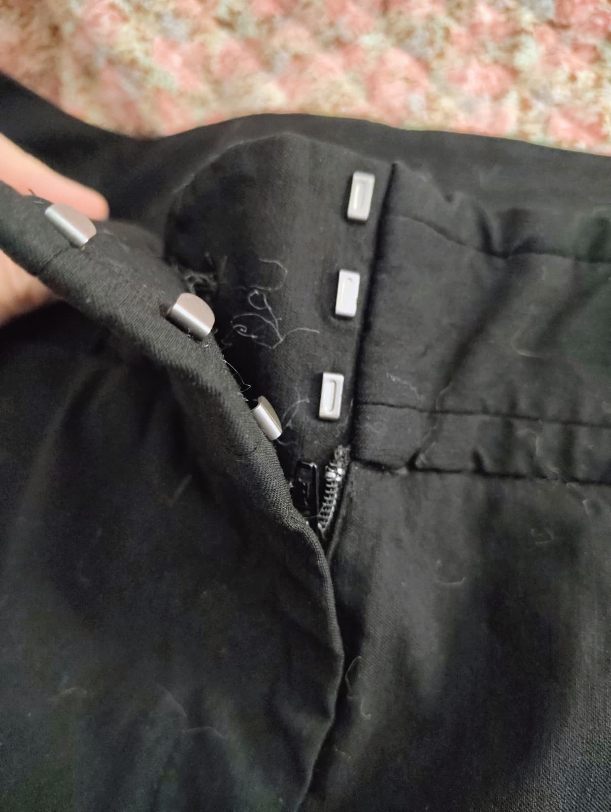 The Limited Woman Pull On Pants Womens Sz 18 W Black Stretch - Thumbnail 7
