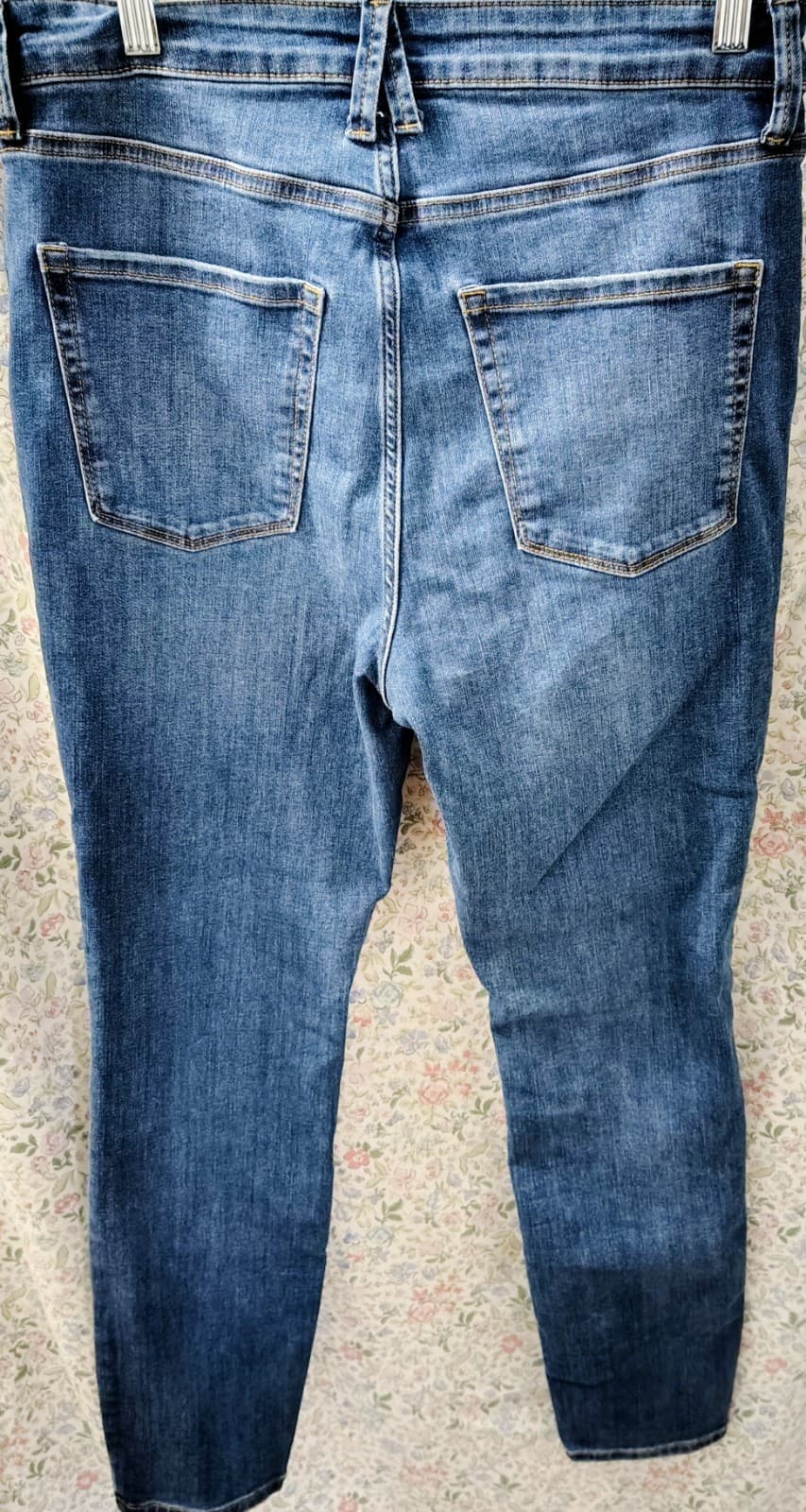 Lauren Conrad Women's High Rise Skinny Ankle Jeans, Size 10, Blue Wash Stretchy - Thumbnail 4