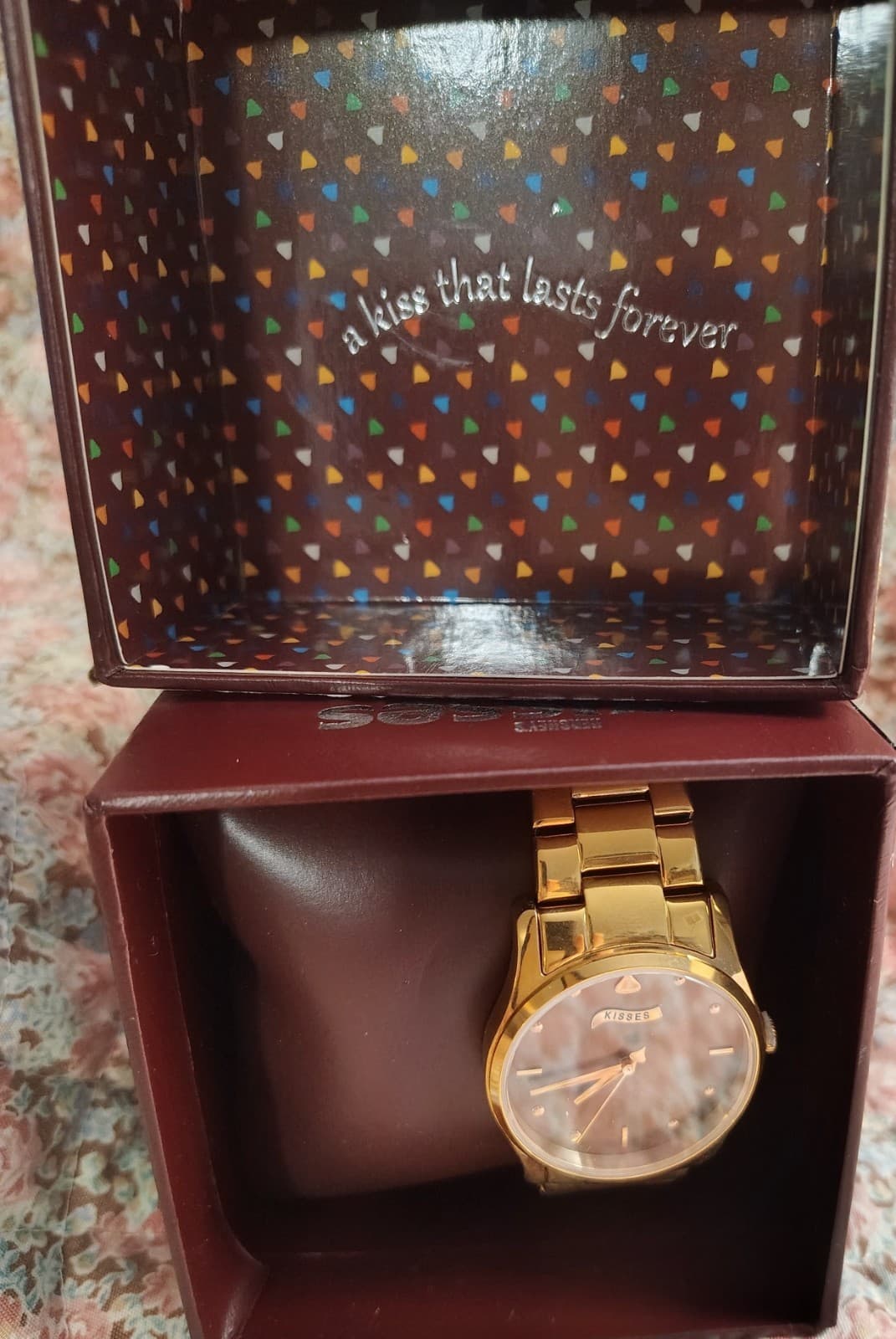 Hershey's Kisses Chocolate Gold Collectible Watch NWT NIB MSRP $100 - Thumbnail 9