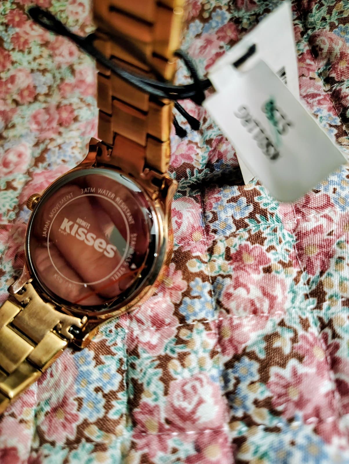 NWT NIB Hershey Kiss watch features a rose gold-toned band MSRP 150 - Thumbnail 11