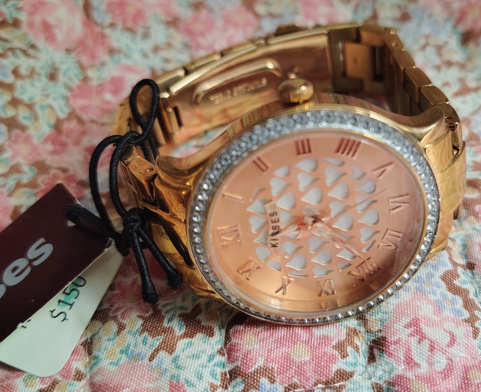 NWT NIB Hershey Kiss watch features a rose gold-toned band MSRP 150 - Thumbnail 10