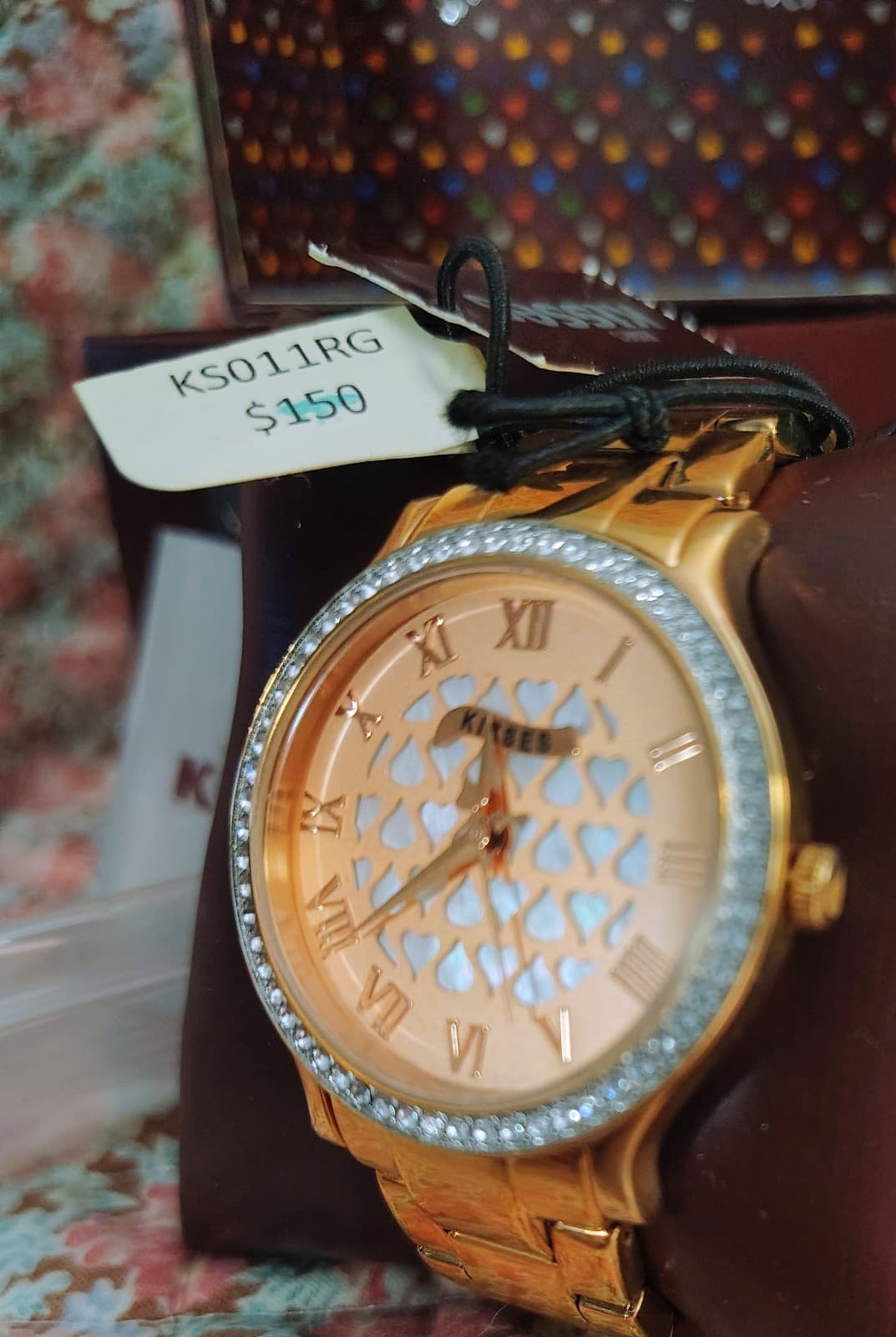 NWT NIB Hershey Kiss watch features a rose gold-toned band MSRP 150 - Thumbnail 7