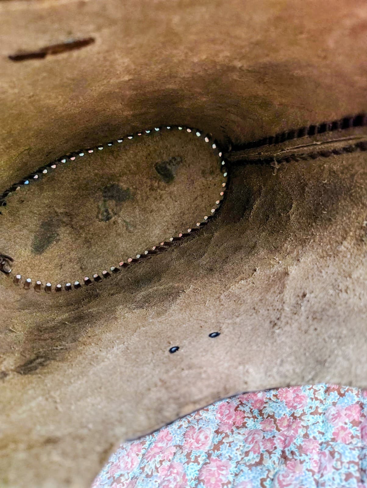 Mexican Hand Tooled Leather Handbag NWOT - Thumbnail 18