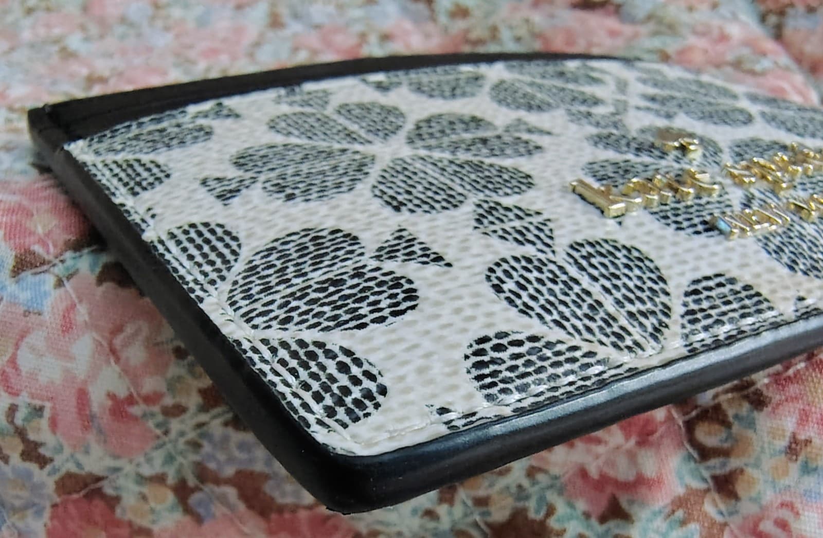 Kate Spade Signature Spade Flower Small Slim Card Holder Black NWOT $89 - Thumbnail 10