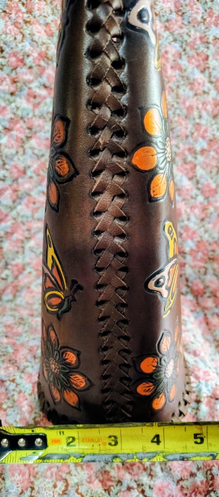 Mexican Hand Tooled Leather Handbag NWOT - Thumbnail 14