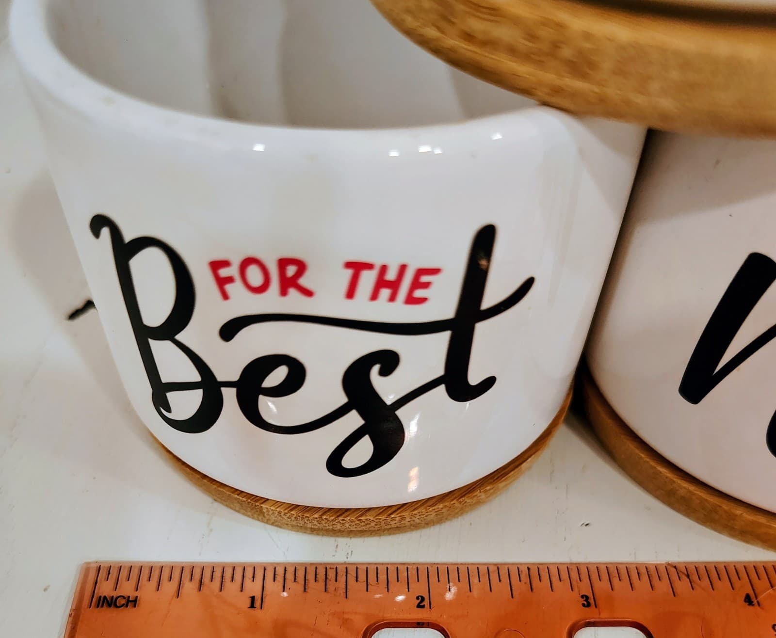 Set of 4 "For the Best Nurse Ever" Succulent Pots, wooden trays, NWOT - Thumbnail 9