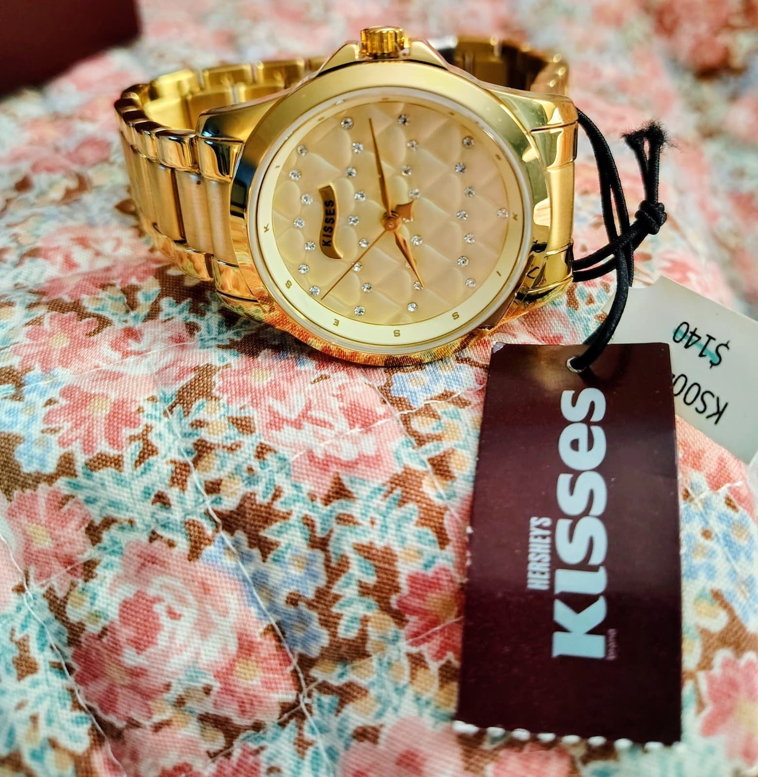 NWT NIB Hershey Kisses Silver Stainless Steel Watch MSRP 140 - Thumbnail 8