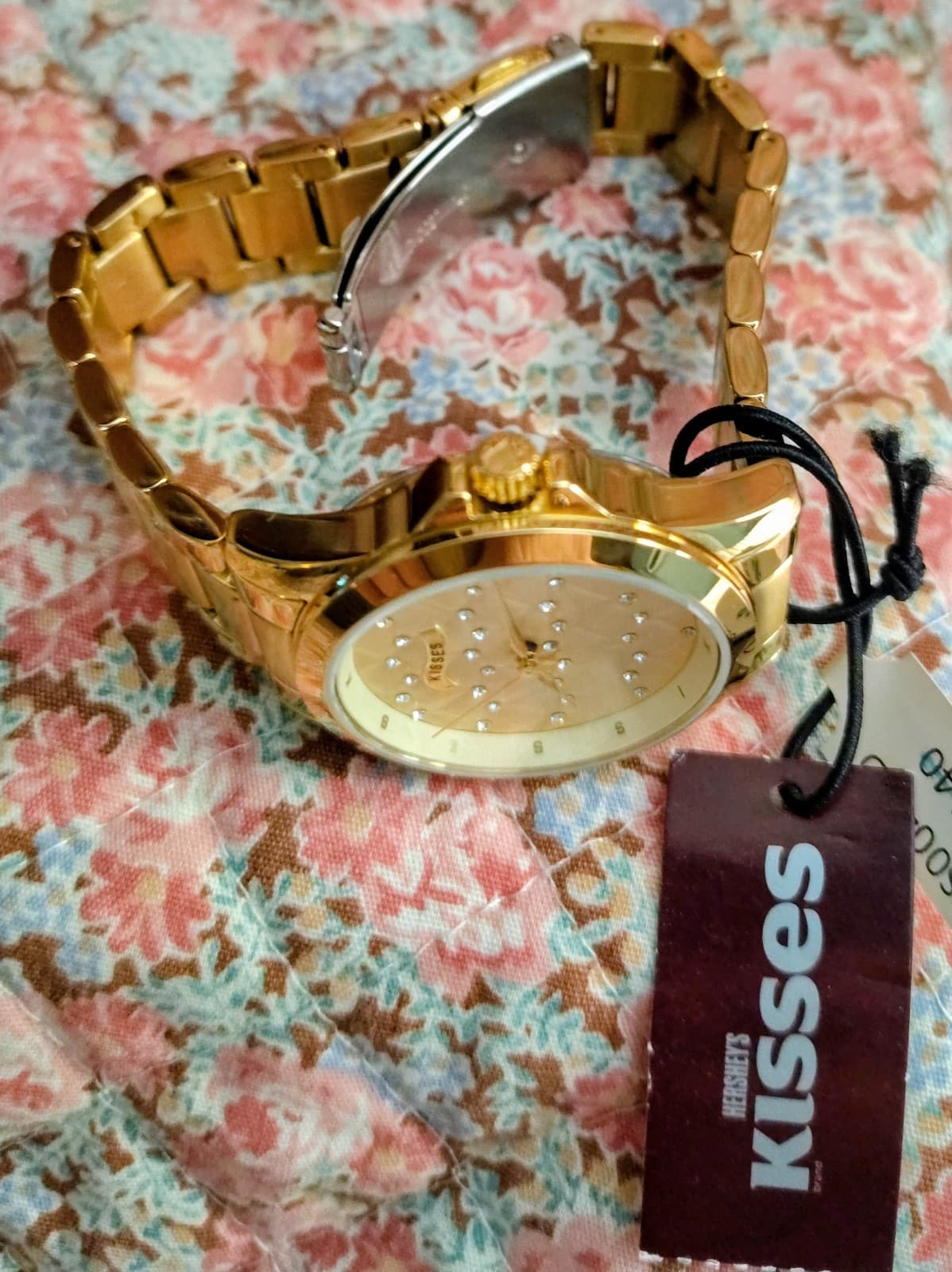 NWT NIB Hershey Kisses Silver Stainless Steel Watch MSRP 140 - Thumbnail 9