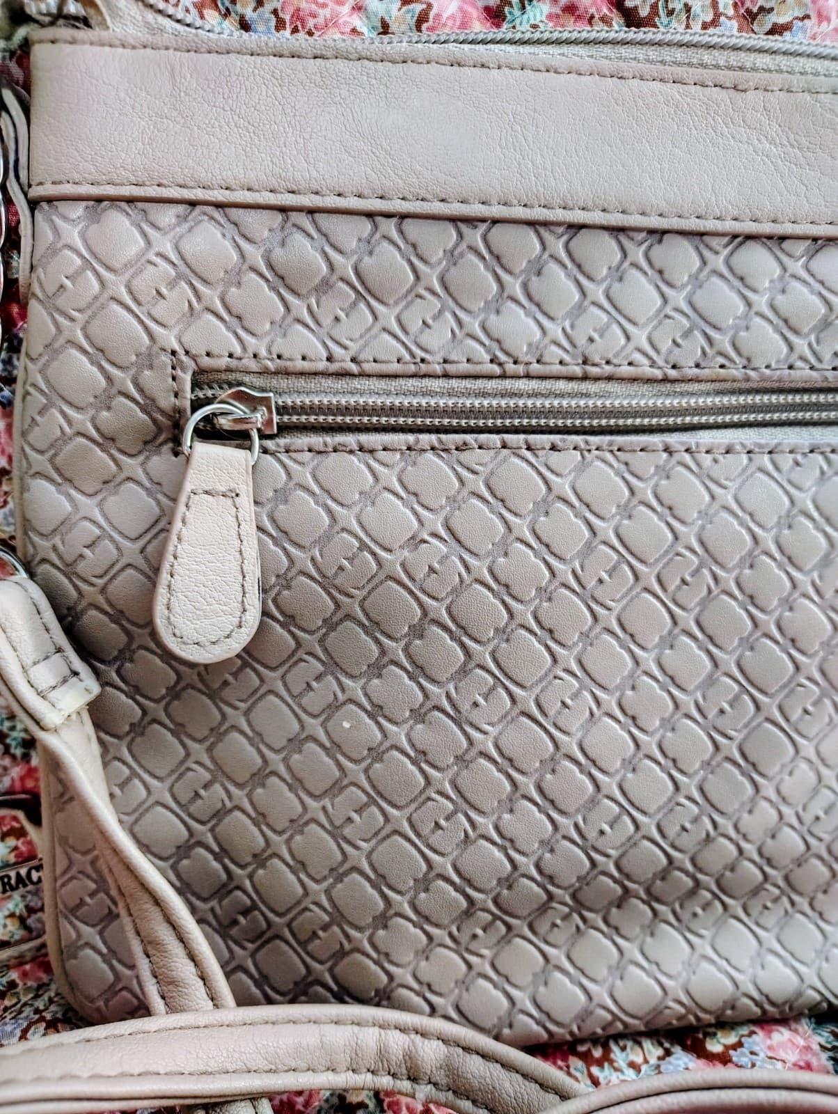 Ellen Tracy Crossbody Shoulder Bag Silver Hardware - Thumbnail 8