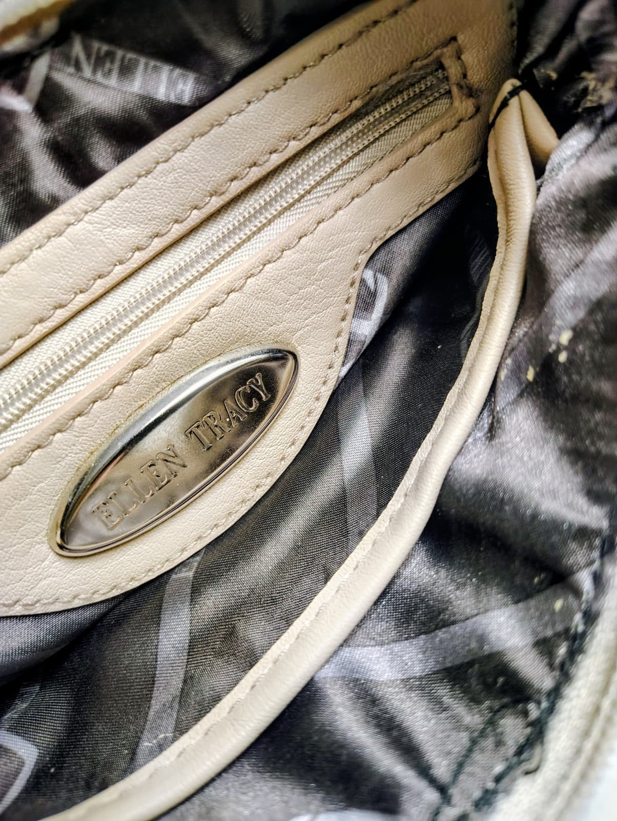 Ellen Tracy Crossbody Shoulder Bag Silver Hardware - Thumbnail 11